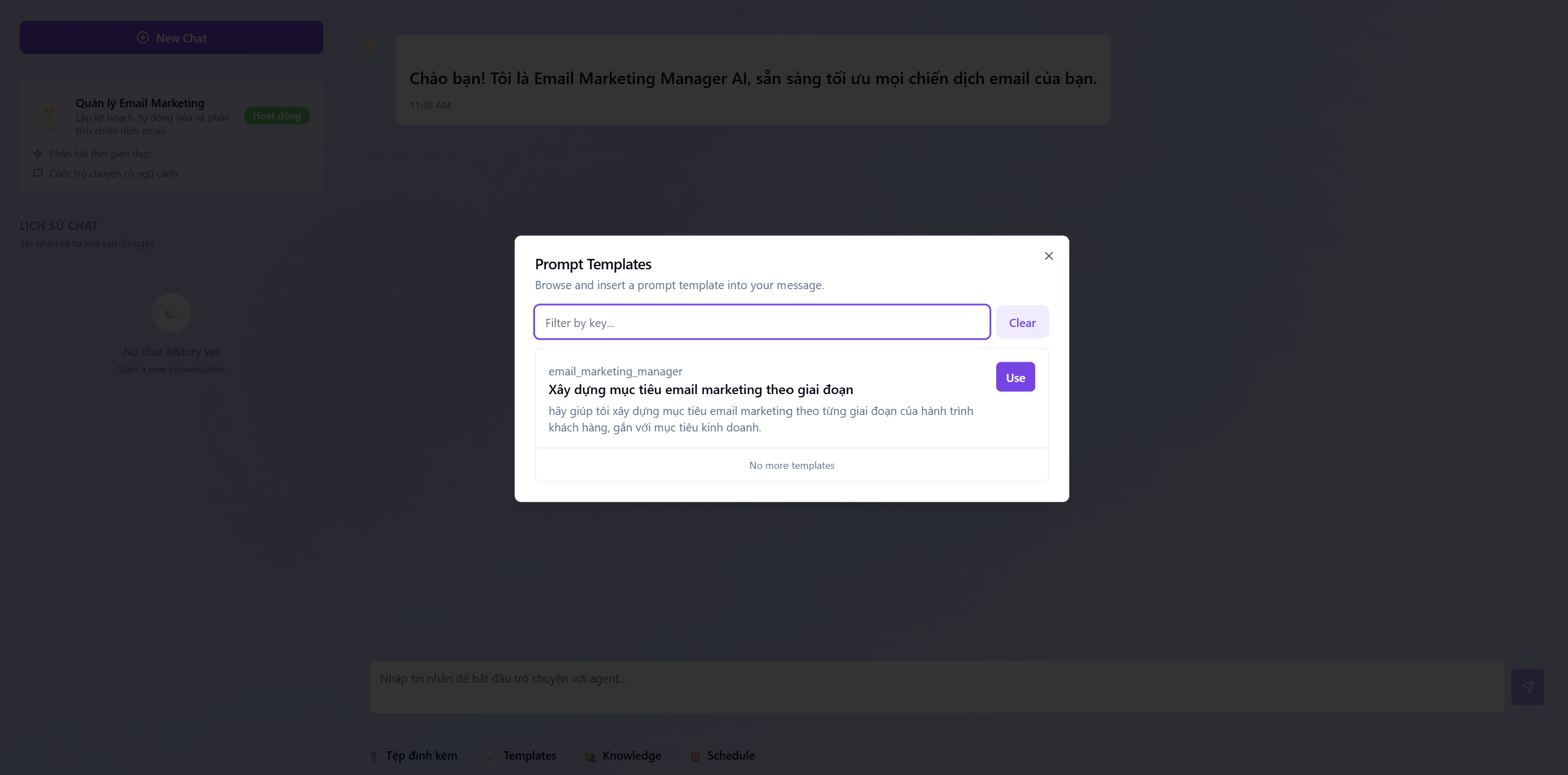 Email Prompt