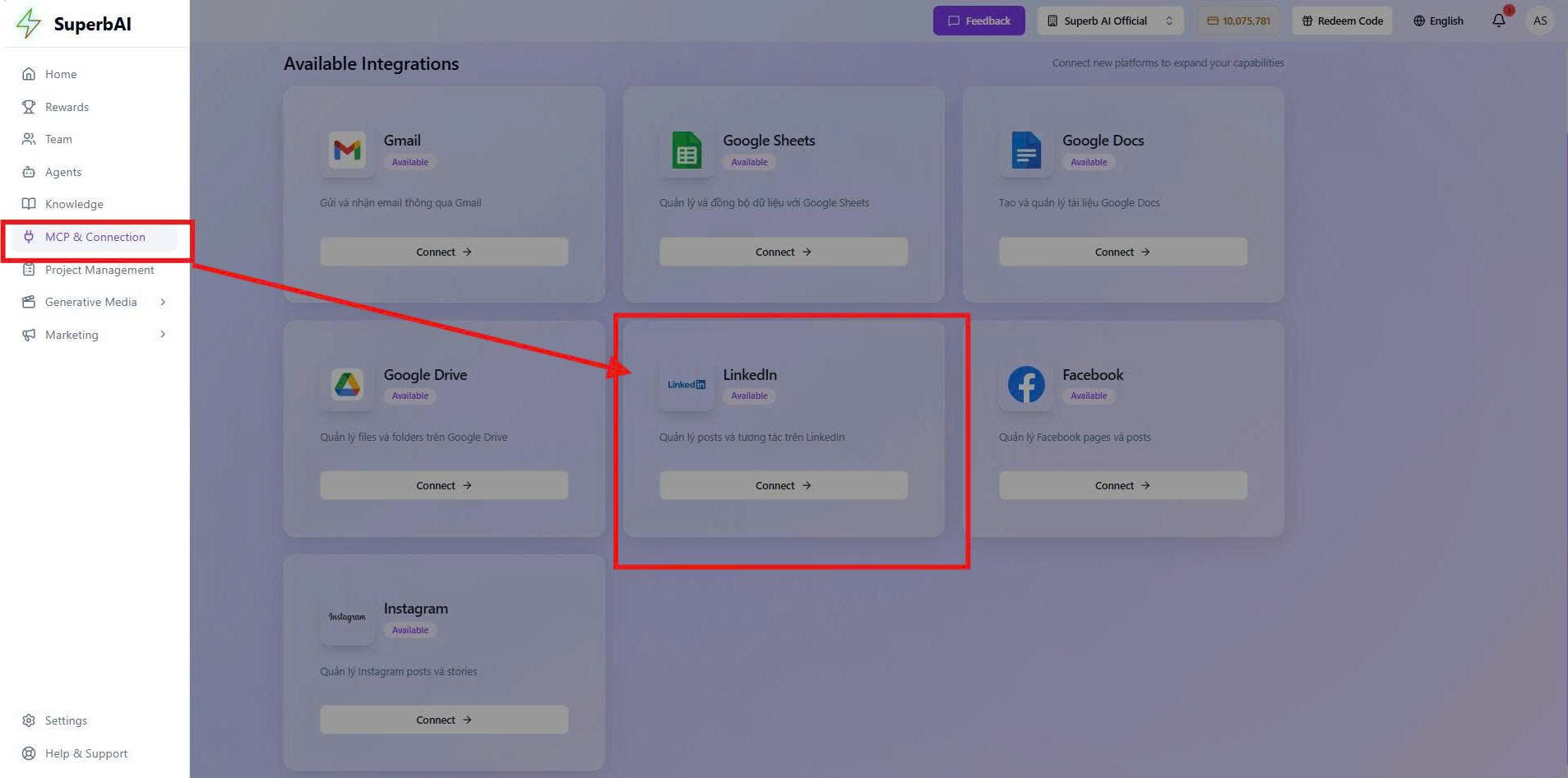 Limarex - MCP Connection 1