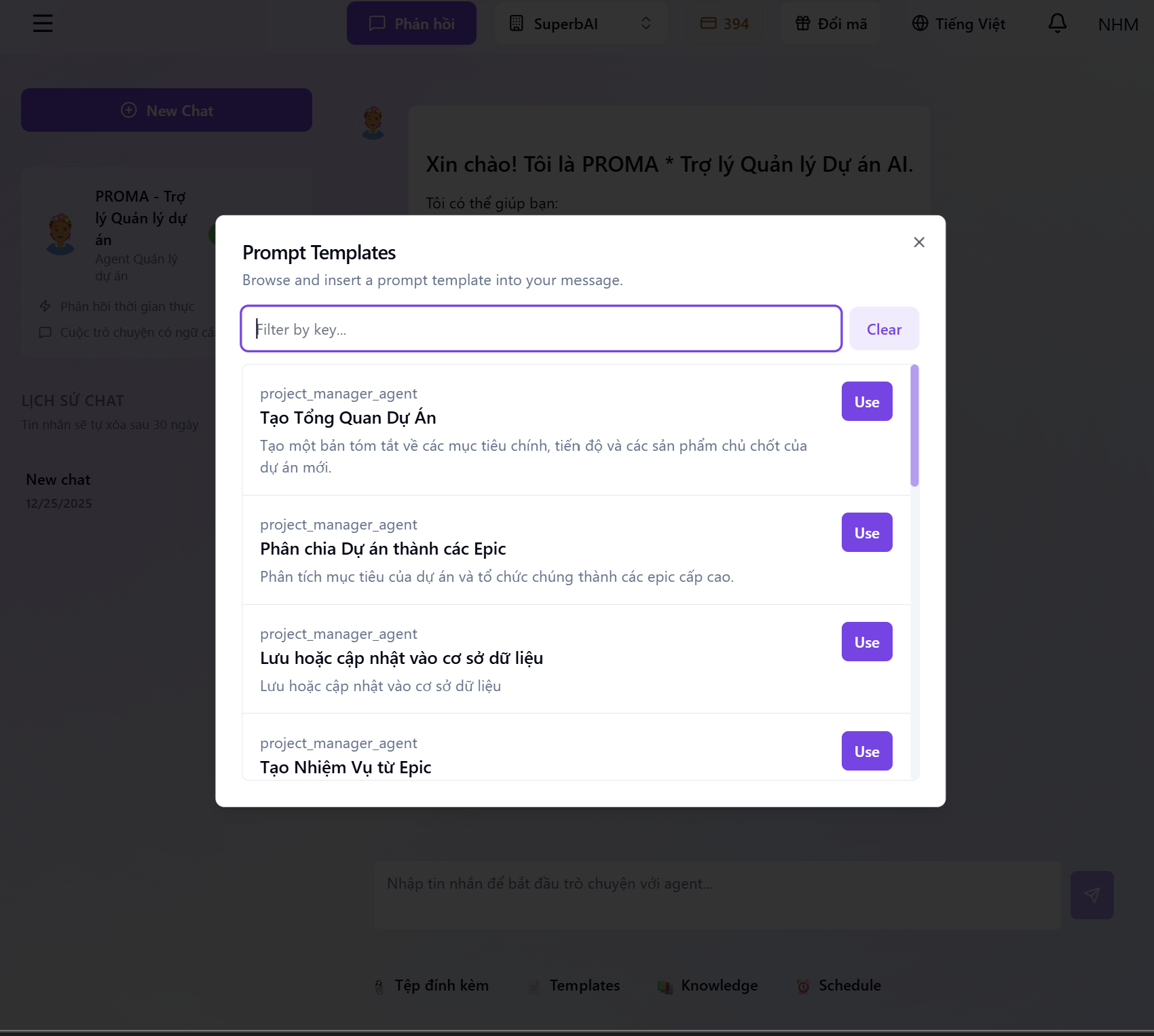 Prompt Templates
